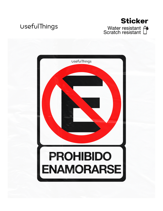 Prohibido Enamorarse - Sticker